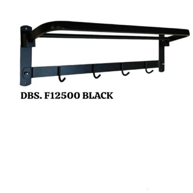 

PROMO GANTUNGAN HANDUK 2 BARIS LIPAT STAINLESS HITAM