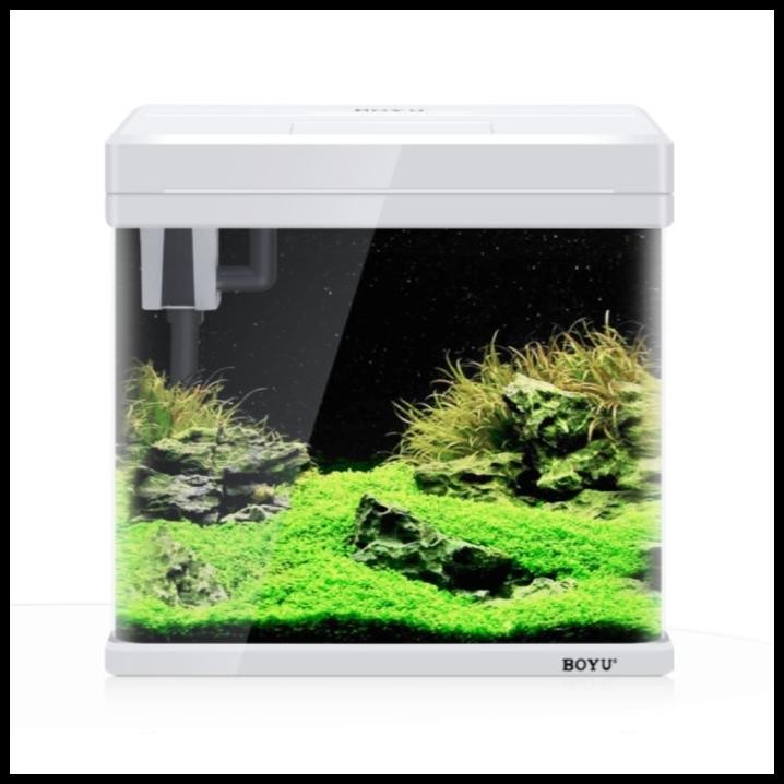 Boyu 7.5 ltr Aquarium Nano Ms - Putih