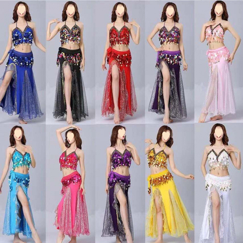 2024Indian Dance Adult Performance Costume Belly Dance Performance Costume Female Dress plus Size Su
