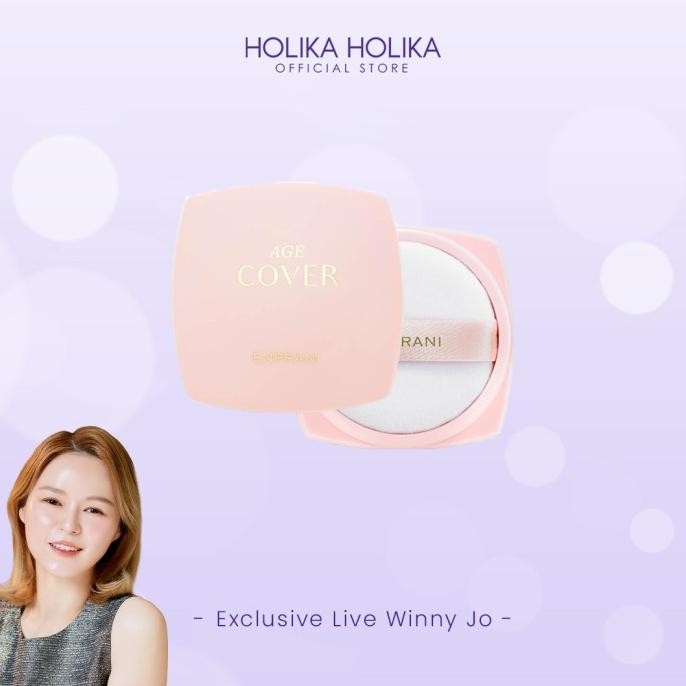 Holika Holika Enprani Age Cover Lucent Powder | Bedak Tabur Anti Aging