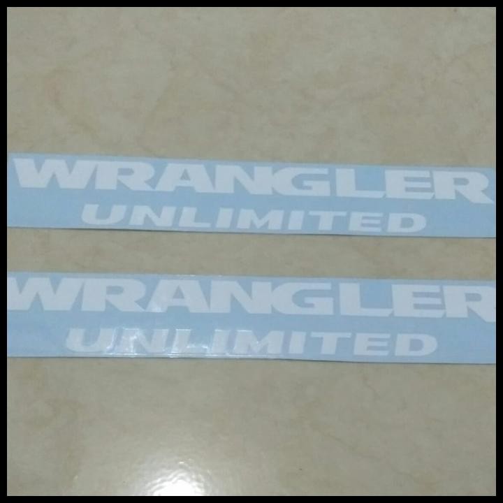 

TERBARU STICKER WRANGLER UNLIMITED !!