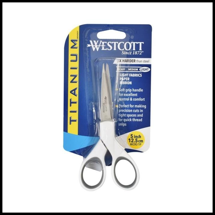 

Westcott 12.7 Cm Gunting Titanium Dengan Microtip