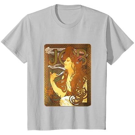 Job Alphonse Mucha 1896 T-Shirt Art Nouveau History |8xsIXhzG|