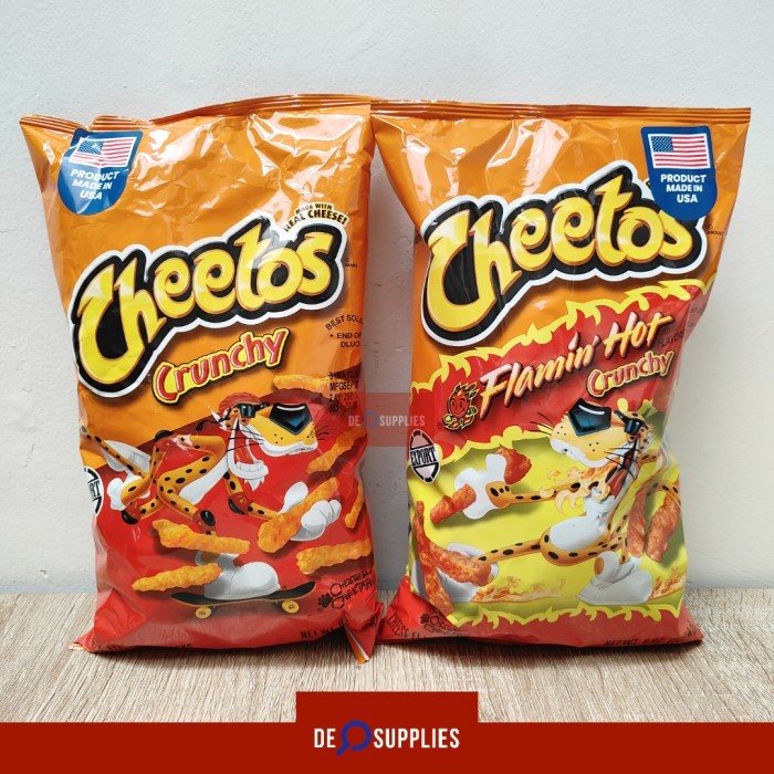 

Cheeto Crunchy Real Cheee 8Oz Na Cheetoz Cheddar Ua 226Gr