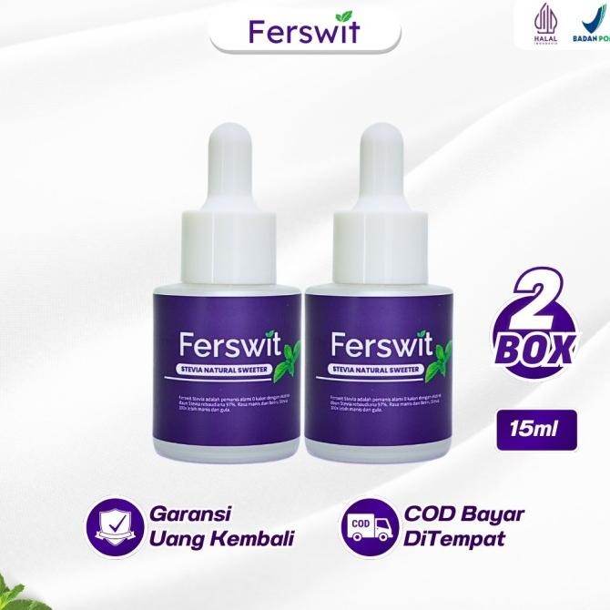 

Ferswit Stevia Alami Paket 2 Botol