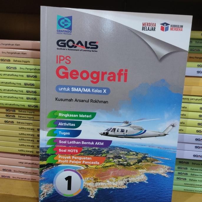 

BERKUALITAS GOALS Geografi SMA Kelas X/10 Kurikulum Merdeka Grafindo TERPERCAYA