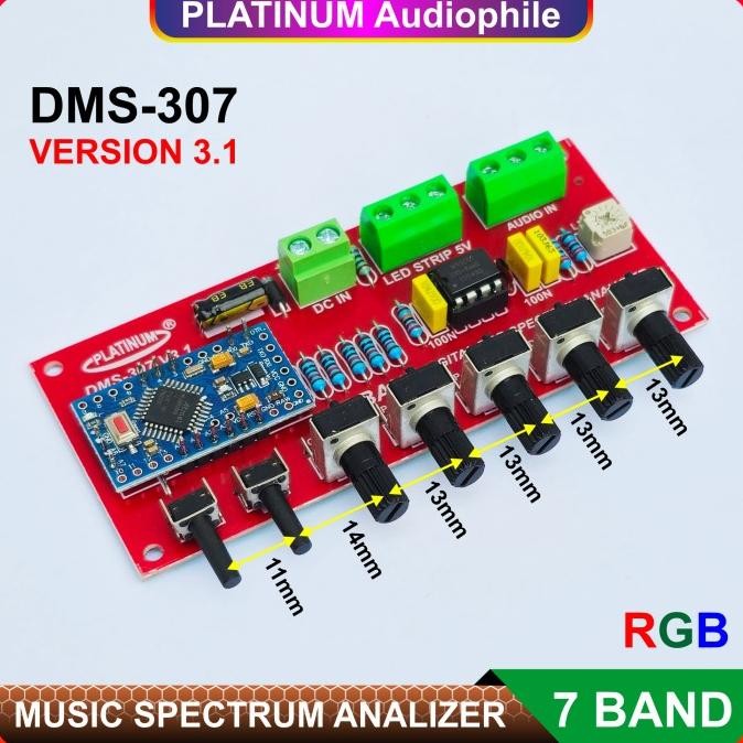 Spectrum Analyzer Modul DMS-307 V3 7 Band Music Analyzer