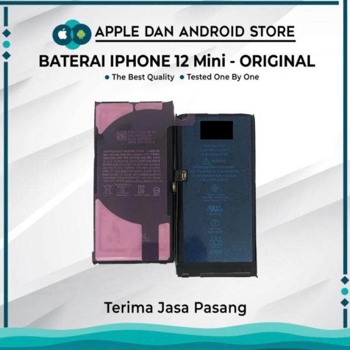 BATTERY BATERAI BATRE IPHONE 12 MINI ORIGINAL SAMD