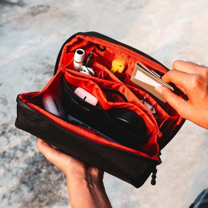 KINETIC XL Tech & Travel Pouch Accessory Bag by GLHF Studio