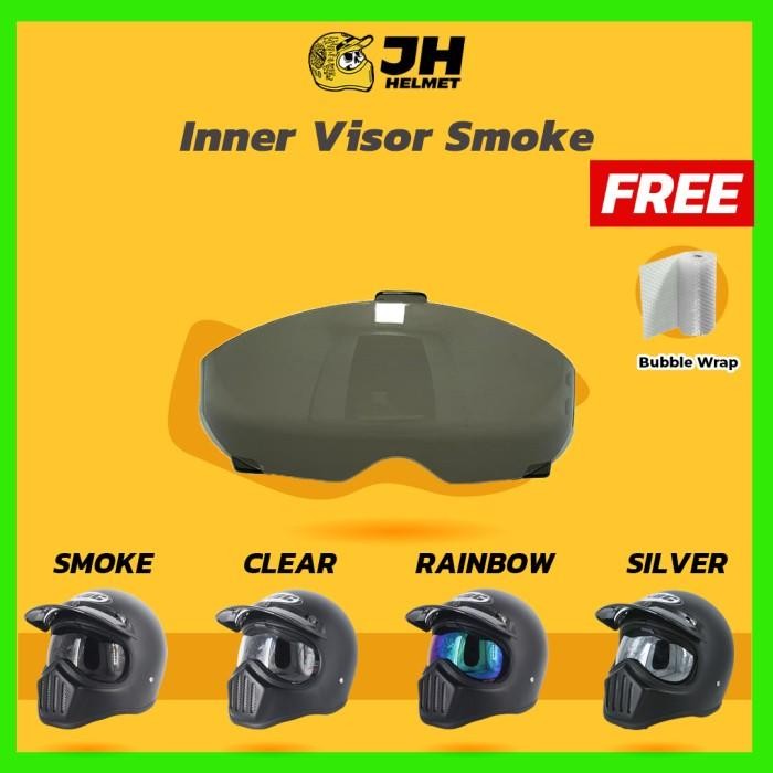 Kaca Inner Visor Silver Helm Cakil Hbc | Kaca Helm Cakil