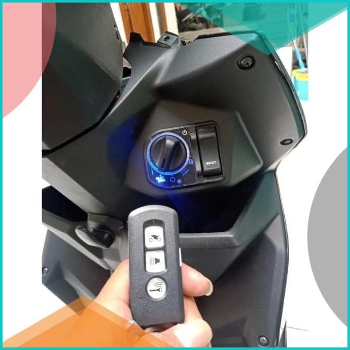 KUNCI KEYLES SMARTKEY + ALARM HONDA SCOOPY VARIO BEAT ORIGINAL NINE 07