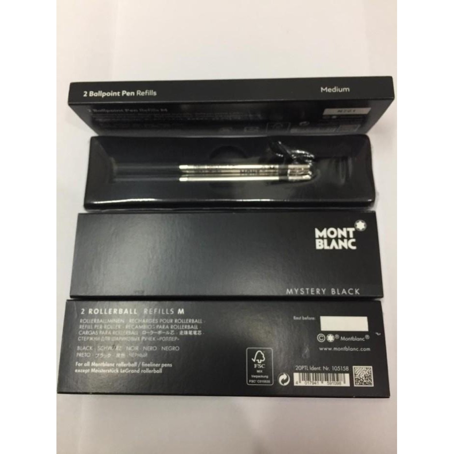 

Isi Pulpen Refill Montblanc Original Ballpoint Black