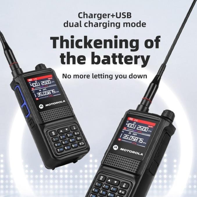 HT GP338PLUS Walkie talkie GP338PLUS 15W anti-air jarak jauh 50km
