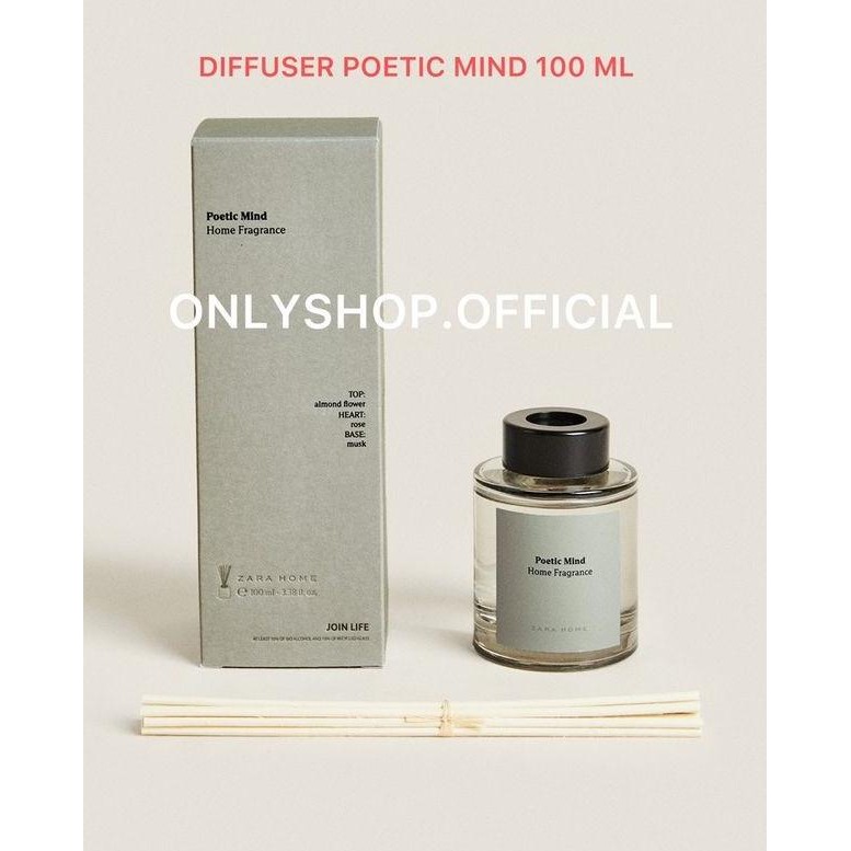 

REED DIFFUSER POETIC MIND ZARA HOME FRAGRANCE/PENGHARUM RUANGAN L88S