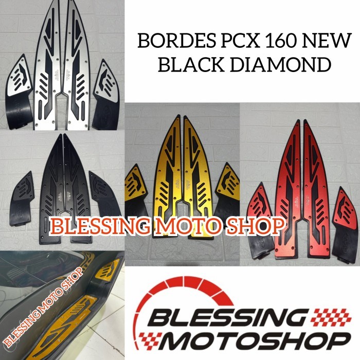bordes black diamond pcx 160 new karpet pcx new bordes pcx 160 new