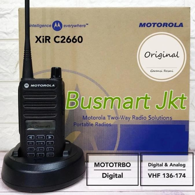 HT Motorola XIR C2660 / C 2660 VHF ( Garansi Resmi )