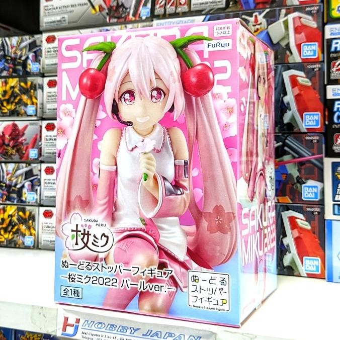 Noodle Stopper Figure Sakura Miku 2022 Pearl Ver