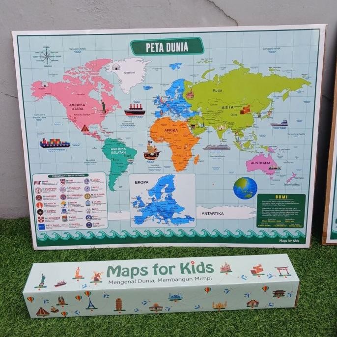 

NEW PRODUK MAP FOR KIDS PETA DUNIA KINSKY !!!!!
