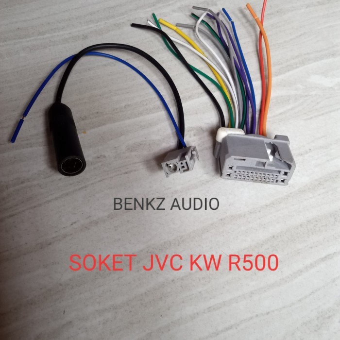Soket radio tape JVC KW R500 Kabel socket head unit Jvc kw r500 1 set