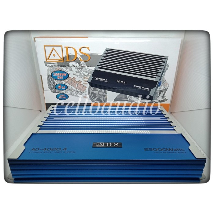 Power Amplifier 4 Channel ADS AD-4020.4 25000 Watt AD 4020.4 Mobil