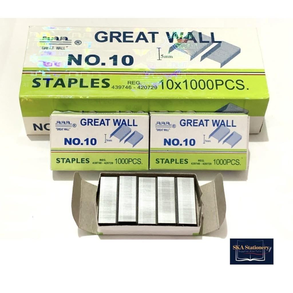 

Flash Sale Termurah Refill/Isi Staples Greatwall No 10 Ori (Pak) Terlaris