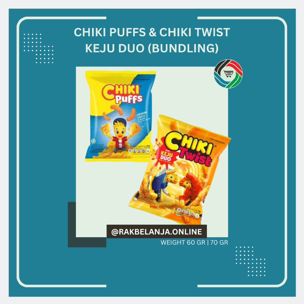 

chiki puffs & chiki twist keju duo (bundling)