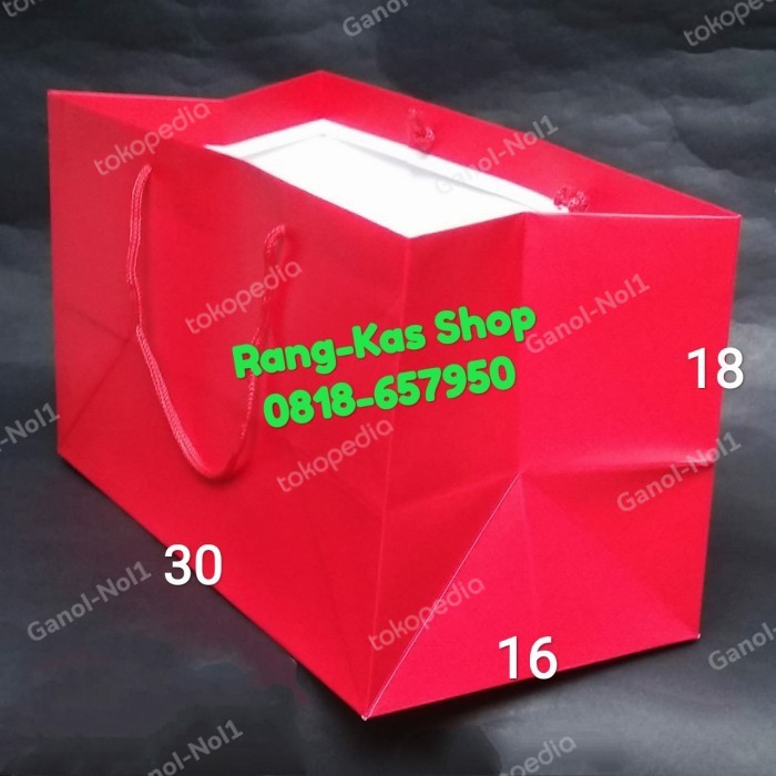 

Imlek Paper bag Kue Merah Ivory doff IMLEK !NEW