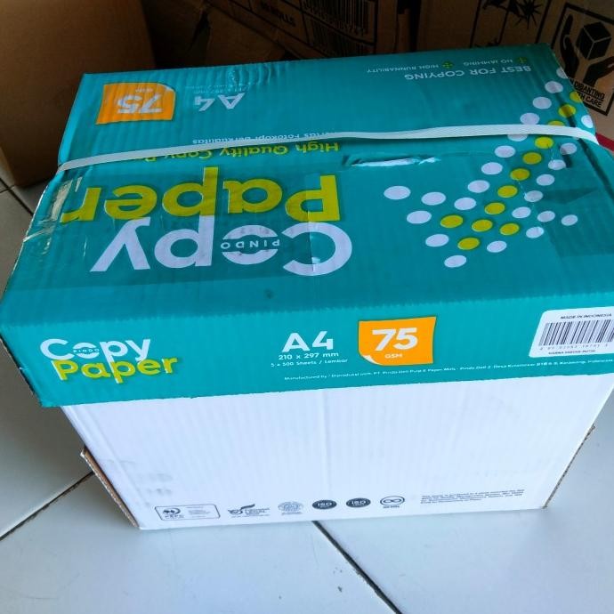 

BEBAS ONGKIR - Kertas HVS A4 Copy paper 70 Gram