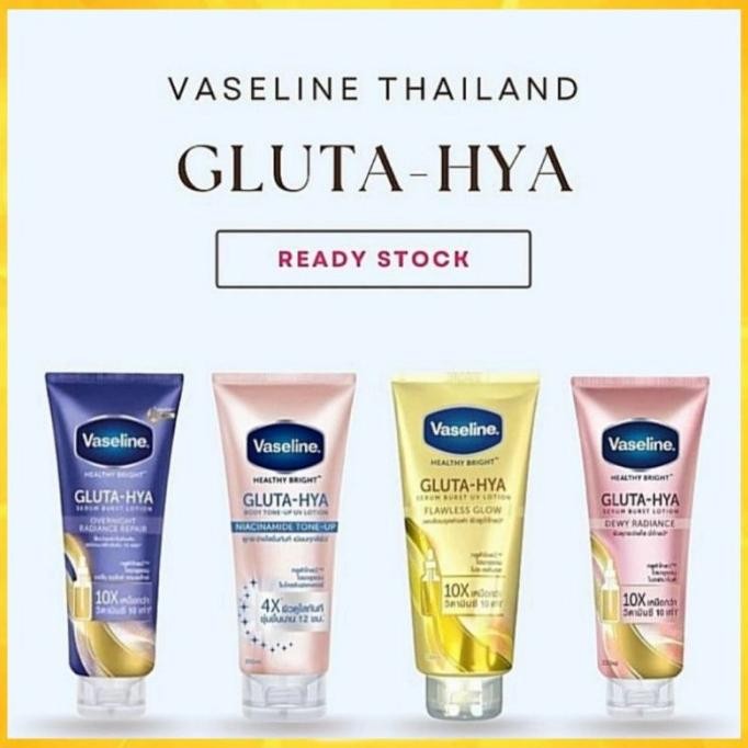 NEW Vaseline Gluta Hya Thailand Original 200ml dan 300ml