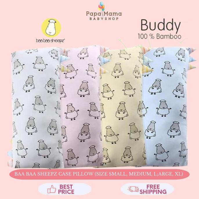 TERLARIS - Sarung Bantal BaaBaa Sheepz LARGE Bantal Baba Sheep Baa Baa Sheepz