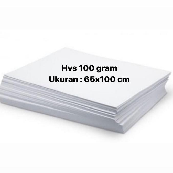 

NEW Kertas hvs 100 gram ukuran plano isi 250 lembar