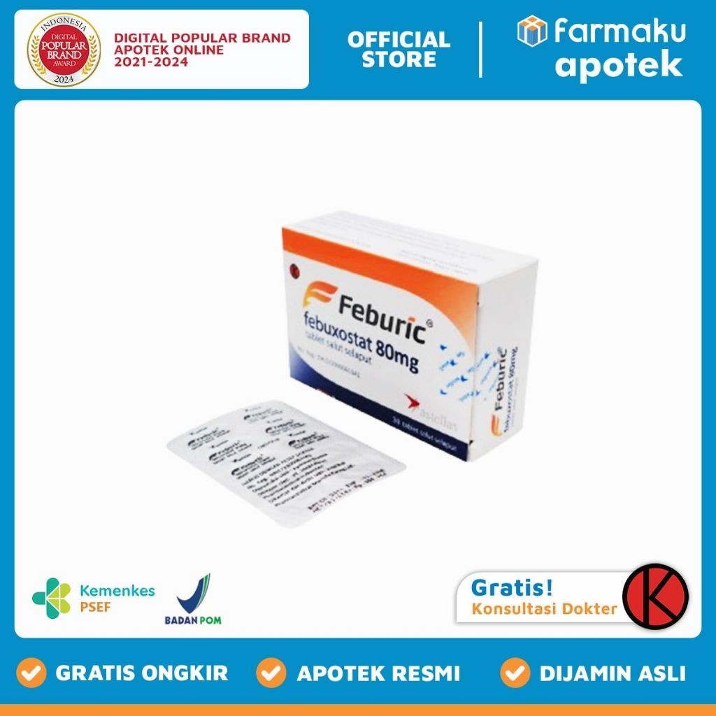 Feburic 80 mg Strip 10 tablet  - ASB