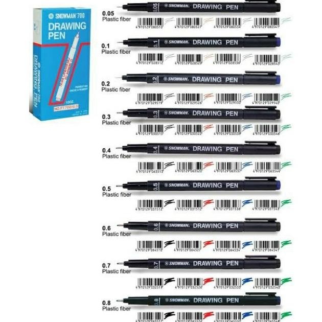 

SET 9 UKURAN SNOWMAN DRAWING PEN TECHNICAL SKETCHING PRO GAMBAR TEKNIK GT