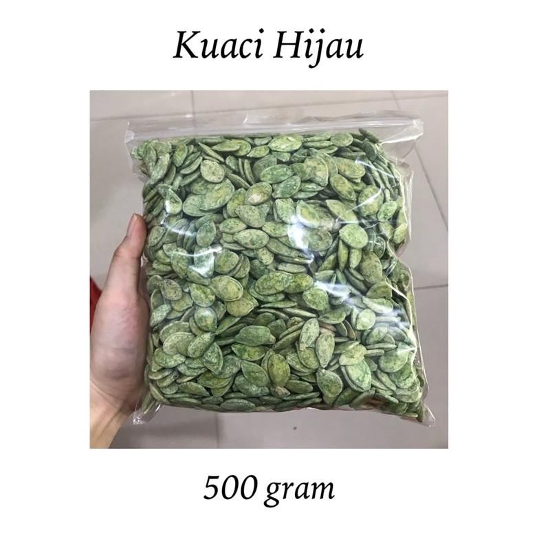 

Kk - KUACI BIJI LABU / KWACI LABU GREENTEA / PUMKIN SEED 500GRAM