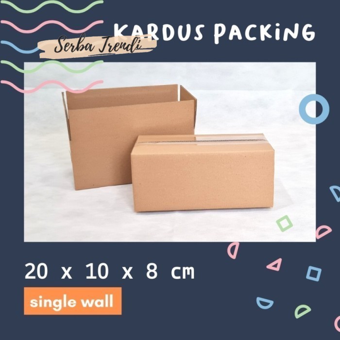 

Kardus Packing Polos Kardus Kotak Polos 20x10x8 Cm