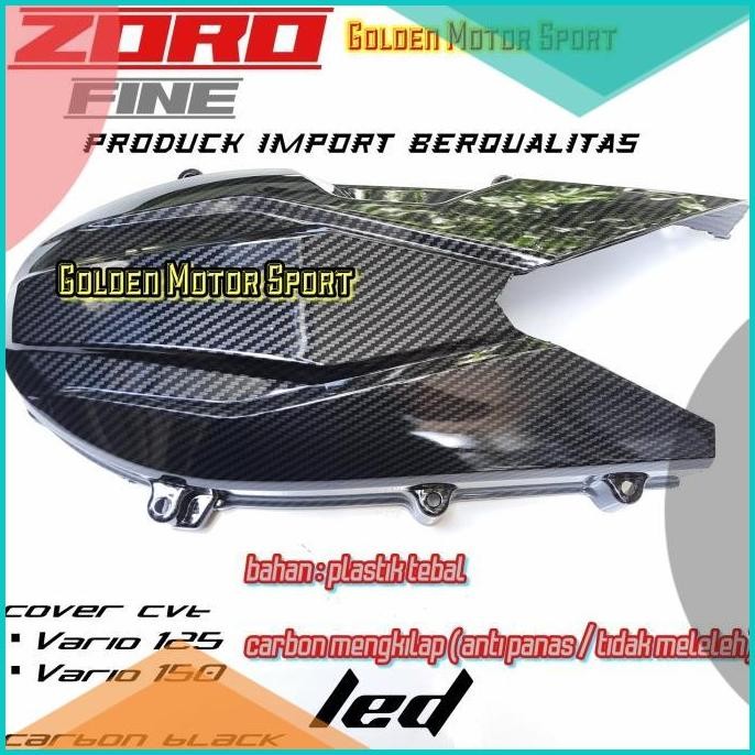 cover CVT vario 150 vario 125 carbon black Tutup CVT karbon Vario 150