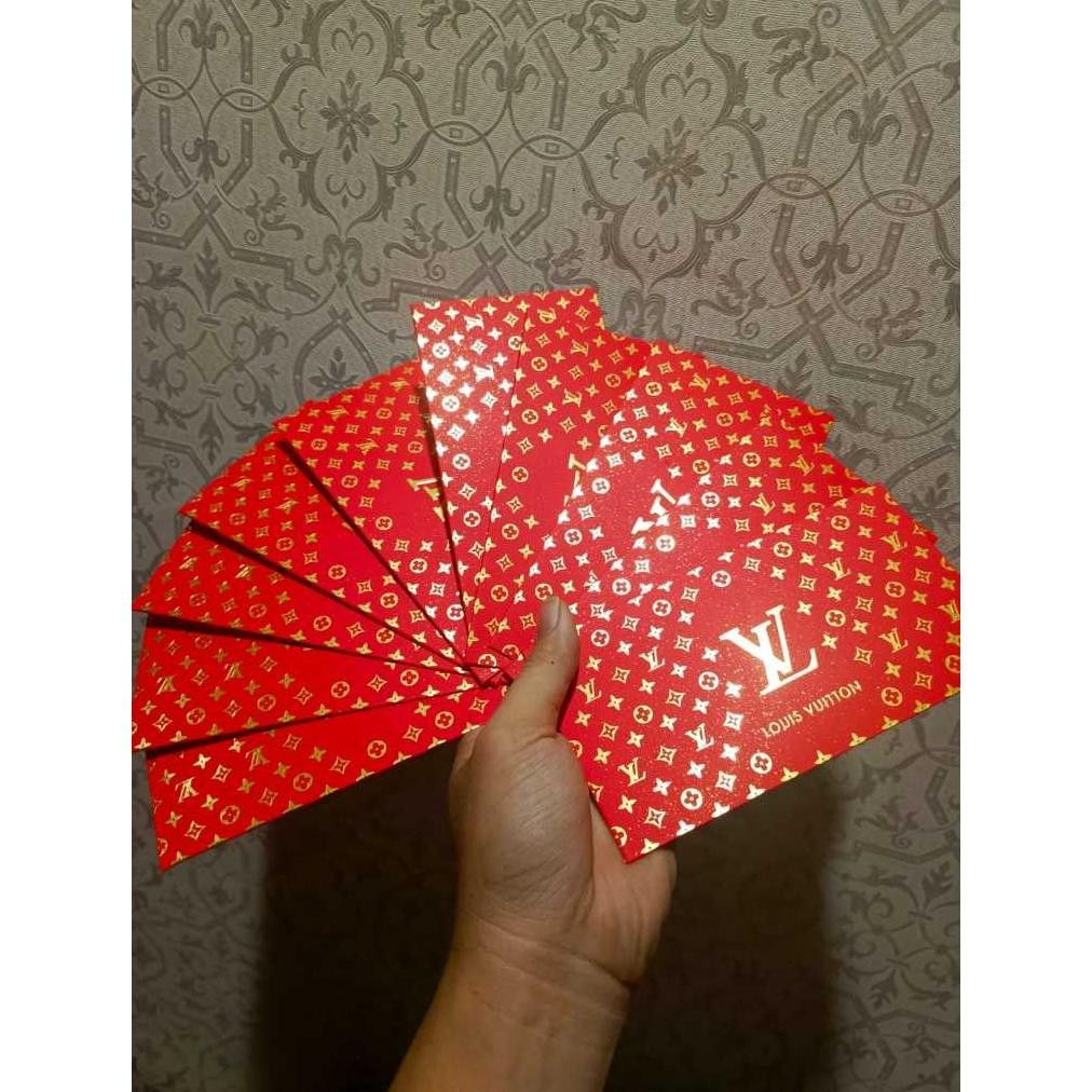 

GHT 10Pcs Amplop Angpao Lebaran Panjang Merek Motif Angpao Tahun Baru Imlek &Natal