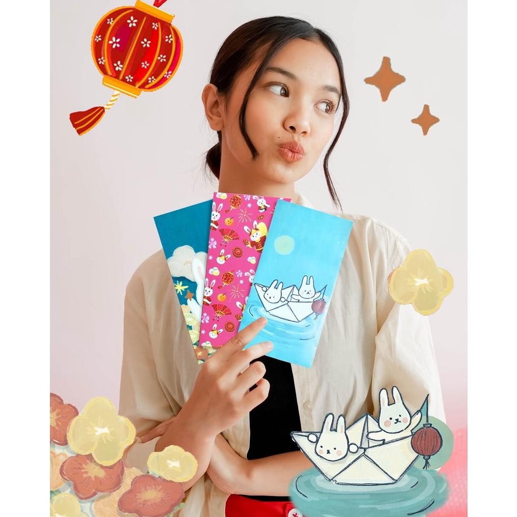 

GHT SOVLO FESTIVE EDITION - Angpao Imlek 12 pcs / Amplop Angpau Kelinci