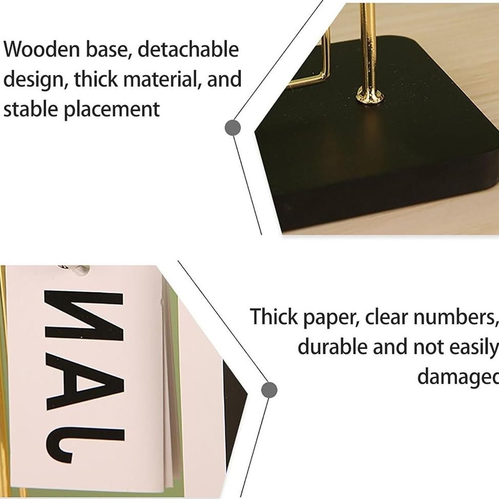 

TRY Kalender desktop kantor kreatif Eropa Bear calendar ornament living room office desktop calendar ruang tamu ruang kantor Beruang kalender