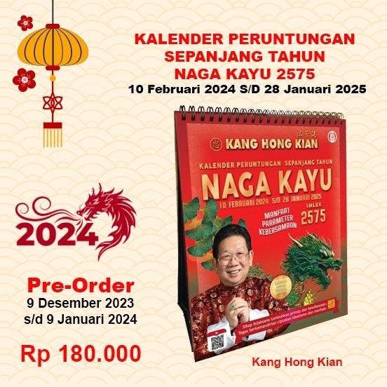 

BIG SALE BUKU - KALENDER PERUNTUNGAN SEPANJANG TAHUN NAGA KAYU 2024 IMLEK 2575 !!!!!