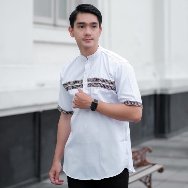 

Baju Koko Kurta Dewasa Lengan Pendek Baju Koko metaverse terviral Alkhalis