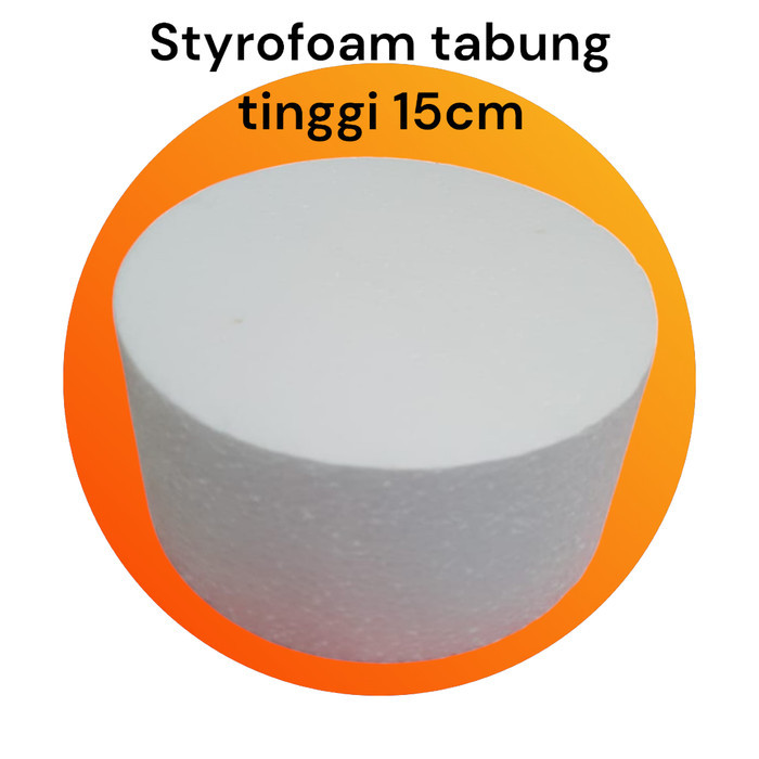 

best produk] Styrofoam tabung tinggi 15cm/ gabus tabung tinggi 15cm