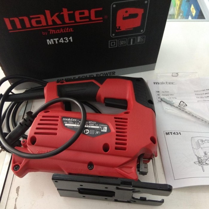 }}}}}}] MESIN JIGSAW MAKTEC MT 431 / JIGSAW MT 431 / GERGAJI KAYU