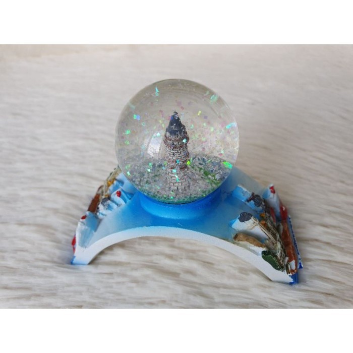 Snow Globe Galata Tower Istanbul Turki Snow Globe Galata Tower