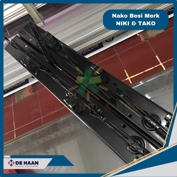 Rangka jendela kaca nako 8 daun / 9 daun / 10 daun