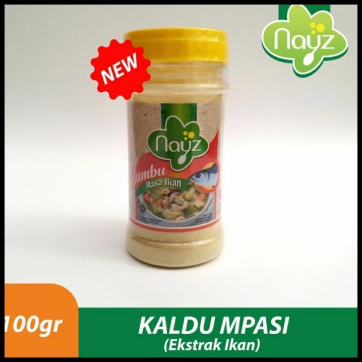 

Nayz Kaldu Organik Sehat Ekstrak Ikan Non Msg 100Gr Kaldu Bayi