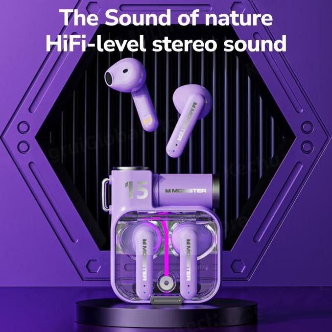 MONSTER XKT15 BLUETOOTH EARPHONE TWS HEADSET EARBUDS HEADPHONE