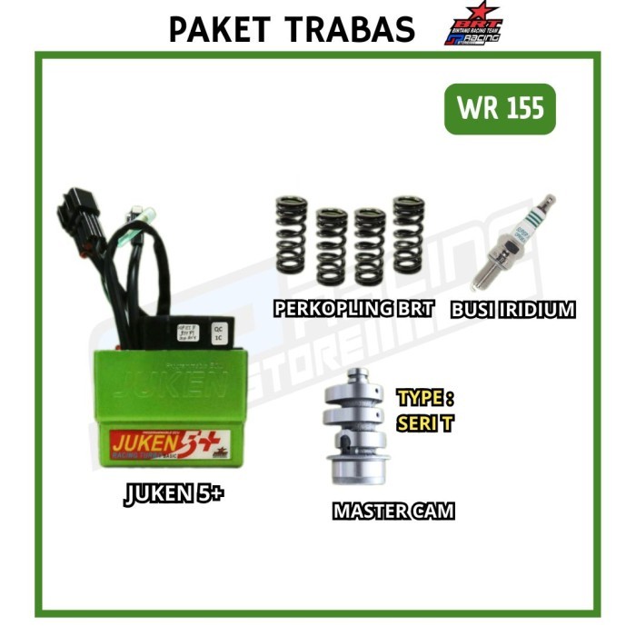 BRT Paket Trabas 1 WR 155 - ECU Juken 5 - Per Kopling - Master Cam
