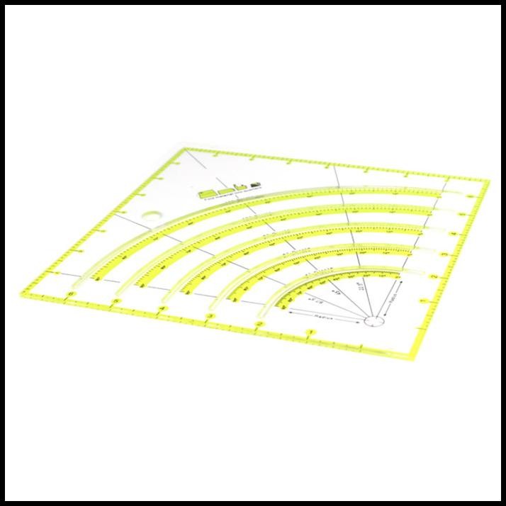 

Penggaris Quilting - Penggaris Jahit Non Slip Circle Cutter KT-90