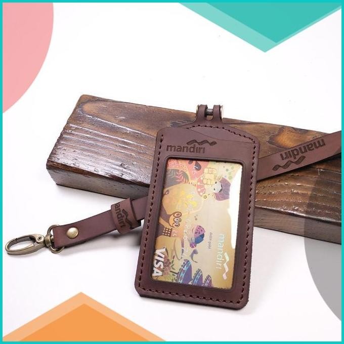 

Gantungan id card holder kulit costum nama & logo instansi 07D35Z4 men